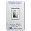 5 gram Platinum Bar - PAMP Suisse Statue of Liberty (In Assay)