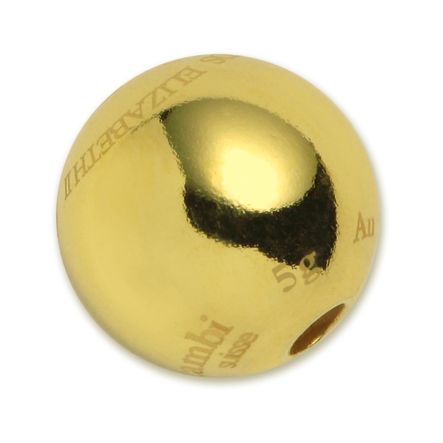 5 gram sBEad*coin Valcambi (Gold Sphere)