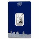 5 gram Silver Bar - Holy Land Mint (Dove of Peace)