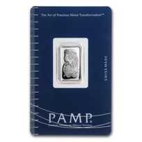 5 gram Silver Bar - PAMP Suisse (Fortuna, In Assay)