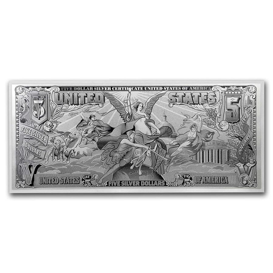 Buy 5 gram Silver Foil Note - $5 Educational Note | APMEX