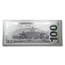5 gram Silver Note - $100 Replica (Benjamin Franklin Design, 999)