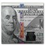 5 gram Silver Note - $100 Replica (Benjamin Franklin Design, 999)