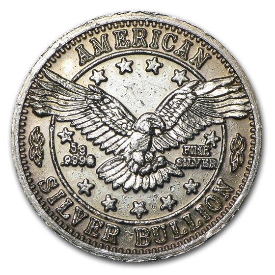 Buy 5 Gram Silver Round American Silver Bullion APMEX