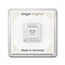 5 gram Silver Square - Geiger Edelmetalle (Encapsulated w/Assay)