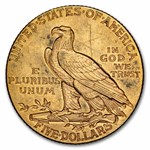 $5 Indian Gold Half Eagle (Damaged)