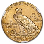 $5 Indian Gold Half Eagle MS-61 NGC (Random Year)