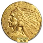 $5 Indian Gold Half Eagle MS-61 PCGS (Random Year)