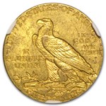 $5 Indian Gold Half Eagle MS-62 NGC (Random Year)