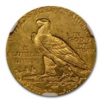 $5 Indian Gold Half Eagle MS-63 NGC (Random Year)