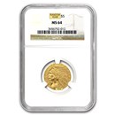 $5 Indian Gold Half Eagle MS-64 NGC (Random Year)
