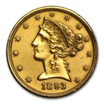$5 Liberty Gold Half Eagle (Damaged)