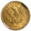 $5 Liberty Gold Half Eagle MS-62 NGC