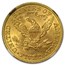 $5 Liberty Gold Half Eagle MS-63 NGC