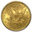 $5 Liberty Gold Half Eagle MS-65 PCGS