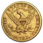 $5 Liberty Gold Half Eagle XF (Random Year)