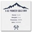 5 oz Cast-Poured Gold Bar - Pioneer Metals