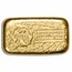 5 oz Cast-Poured Gold Bar - Pioneer Metals