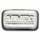 5 oz Cast-Poured Silver Bar - APMEX