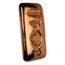 5 oz Copper Bar - Geiger (Poured, .9999 Fine)