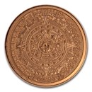 5 oz Copper Round - Aztec Calendar