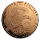 5 oz Copper Round - Eagle (Strength, Freedom, & Pride)