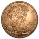5 oz Copper Round - Walking Liberty