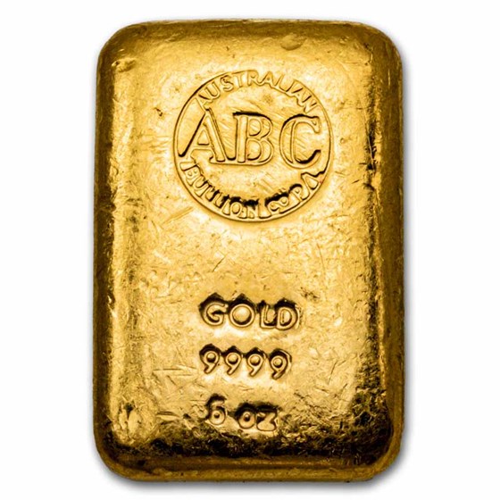 5 oz Gold Bar - Australian Bullion Co. (Vintage)