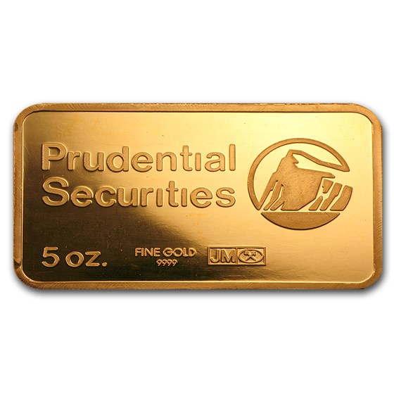 5 oz Gold Bar - Johnson Matthey (Prudential Securities)