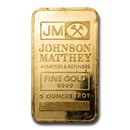 5 oz Gold Bar - Johnson Matthey (TD Bank, Pressed)