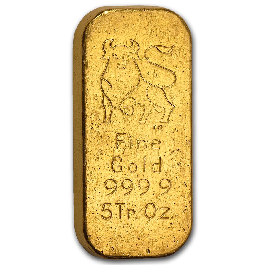 5 oz Gold Bar - Merrill Lynch