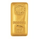 5 oz Gold Bar - Perth Mint (Cast, Serialized)