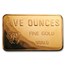 5 oz Gold Bar - Swiss Bank Corporation
