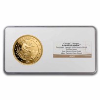5 oz Gold Round - $100 Gold Union George T. Morgan Gem Proof NGC