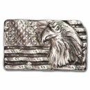 5 oz Hand Poured Silver Bar - Freedom Eagle