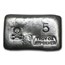 5 oz Hand Poured Silver Bar - PG & G (Skull & Bones)