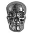 5 oz Hand Poured Silver Skull