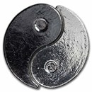 5 oz Hand Poured Silver - Yin Yang