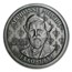 5 oz Silver Antique Round - Mucha Series (Dance)