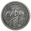 5 oz Silver Antique Round - Mucha Series (Dance)