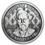 5 oz Silver Antique Round - Mucha Series (JOB)