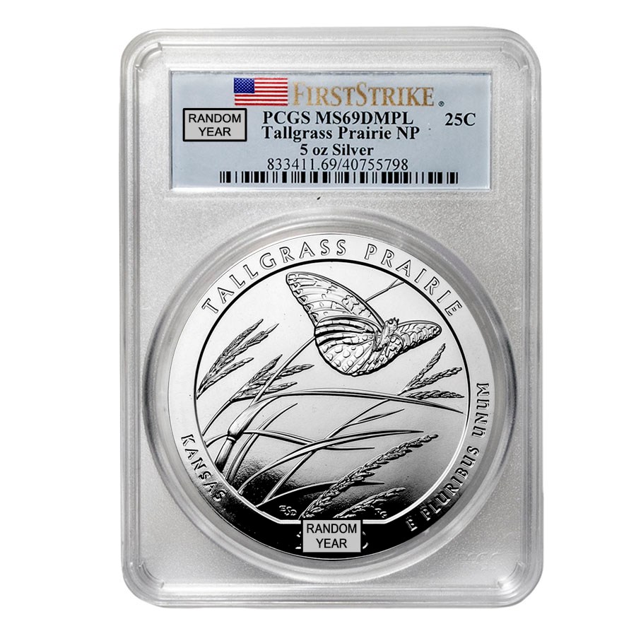 5 oz Silver ATB MS-69 DMPL PCGS FirstStrike® (Random)