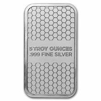 Buy 5 oz Silver Bar - 9Fine Mint | APMEX
