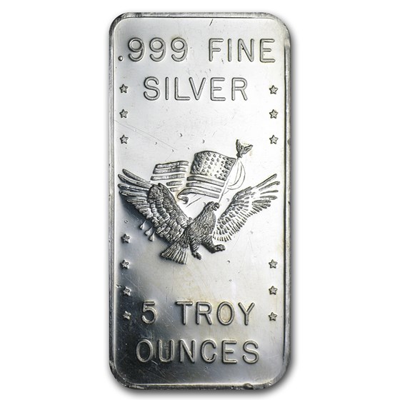 5 oz Silver Bar - APM 5 oz Silver Bar - APM