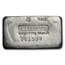 5 oz Silver Bar - Engelhard (Vintage, Wide, Poured)