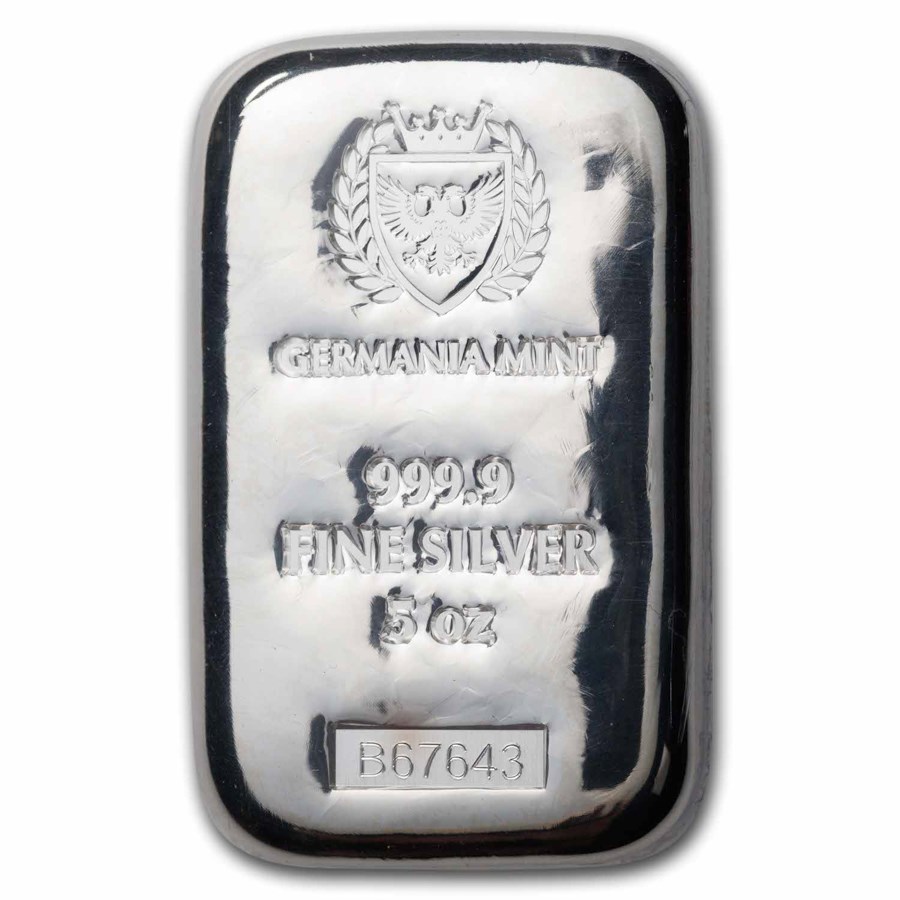 5 oz Silver Bar - Germania Mint (Serialized)