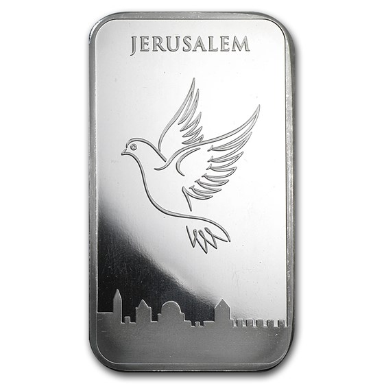 5 oz Silver Bar - Holy Land Mint (Dove of Peace) 5 oz Silver Bar - Holy Land Mint (Dove of Peace)