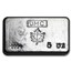 5 oz Silver Bar - Johnson Matthey Canada (Poured, Maple Leaf)