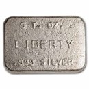 5 oz Silver Bar - Liberty (Square)