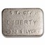 5 oz Silver Bar - Liberty (Square)